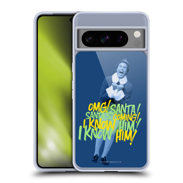 Elf Movie Graphics 2 Santa I Know Him Soft Gel Case for Google Pixel 8 Pro