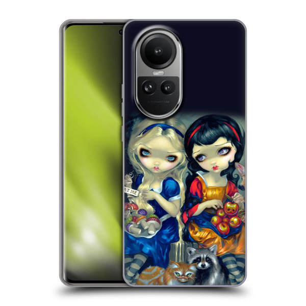 Strangeling Art Girls With Cat And Raccoon Soft Gel Case for OPPO Reno10 5G / Reno10 Pro 5G