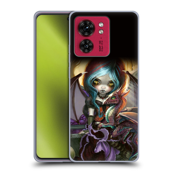 Strangeling Dragon Vampire Fairy Soft Gel Case for Motorola Moto Edge 40