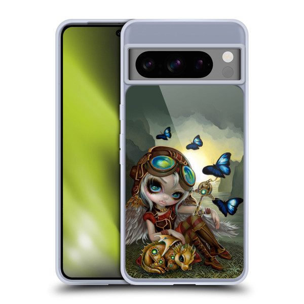 Strangeling Dragon Steampunk Fairy Soft Gel Case for Google Pixel 8 Pro