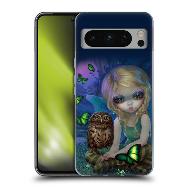 Strangeling Fairy Art Summer with Owl Soft Gel Case for Google Pixel 8 Pro
