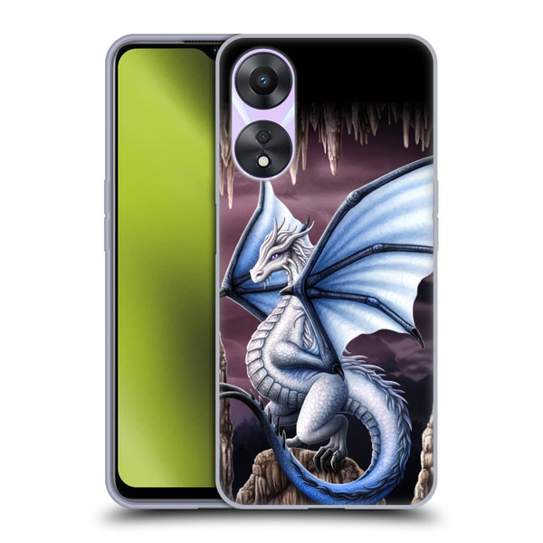 Sarah Richter Fantasy Creatures Blue Dragon Soft Gel Case for OPPO A78 5G