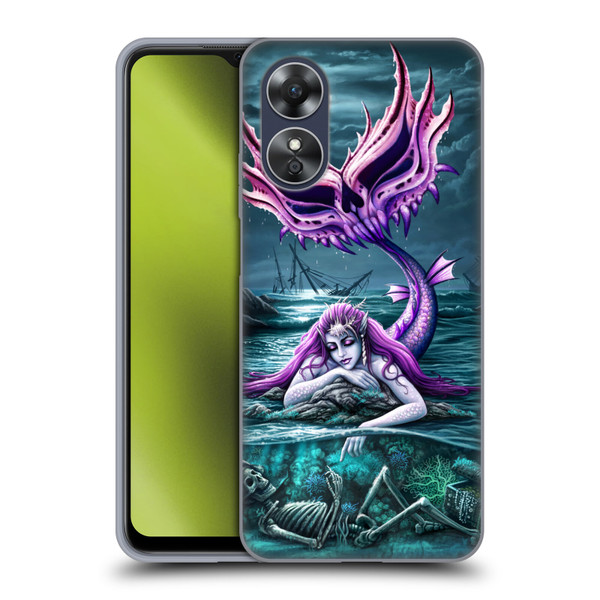 Sarah Richter Gothic Mermaid With Skeleton Pirate Soft Gel Case for OPPO A17