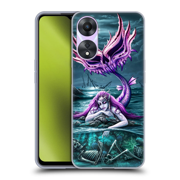Sarah Richter Gothic Mermaid With Skeleton Pirate Soft Gel Case for OPPO A78 5G