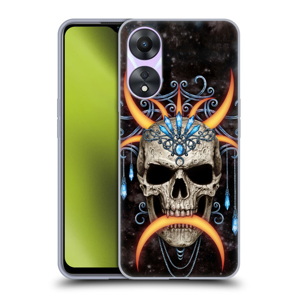 Sarah Richter Skulls Jewelry And Crown Universe Soft Gel Case for OPPO A78 5G