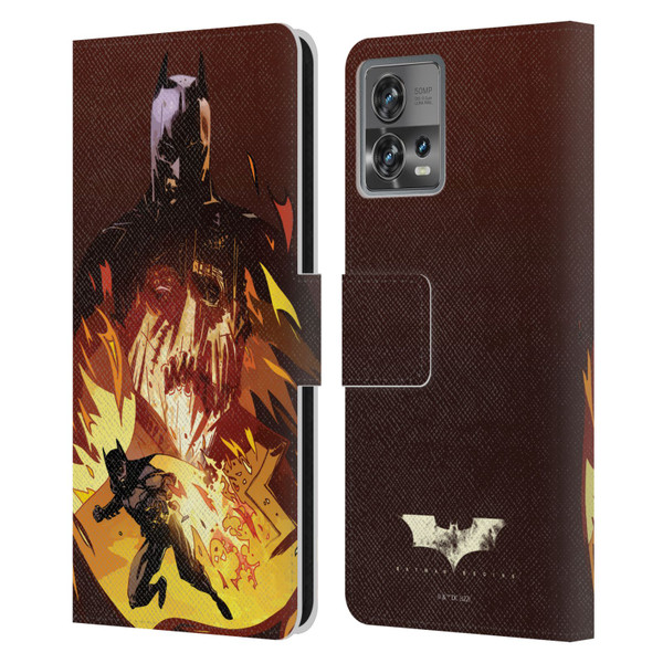 Batman Begins Graphics Scarecrow Leather Book Wallet Case Cover For Motorola Moto Edge 30 Fusion