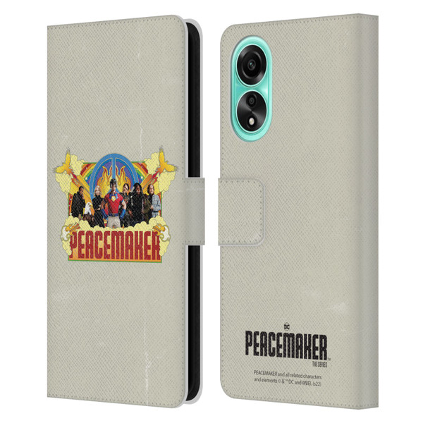Peacemaker: Television Series Graphics Group Leather Book Wallet Case Cover For OPPO A78 5G