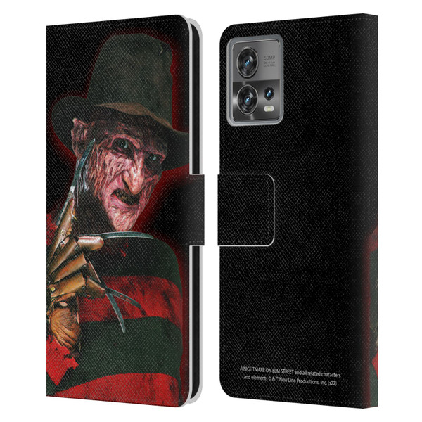 A Nightmare On Elm Street 2 Freddy's Revenge Graphics Key Art Leather Book Wallet Case Cover For Motorola Moto Edge 30 Fusion