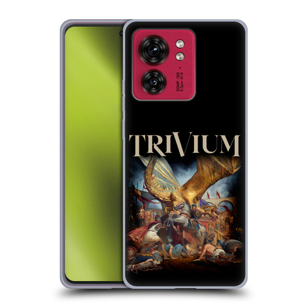 Trivium Graphics In The Court Of The Dragon Soft Gel Case for Motorola Moto Edge 40