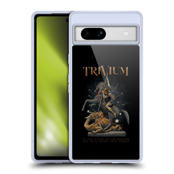 Trivium Graphics Dragon Slayer Soft Gel Case for Google Pixel 7a