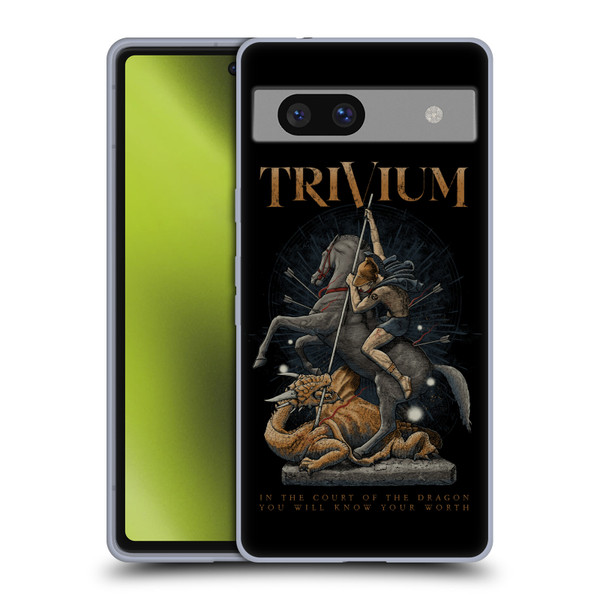Trivium Graphics Dragon Slayer Soft Gel Case for Google Pixel 7a