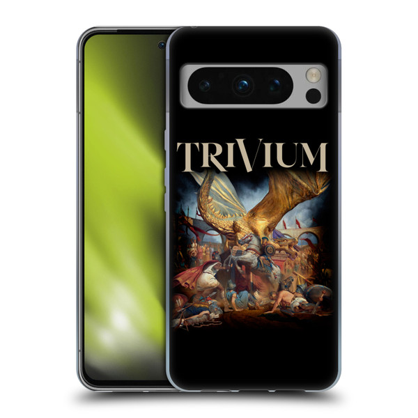 Trivium Graphics In The Court Of The Dragon Soft Gel Case for Google Pixel 8 Pro