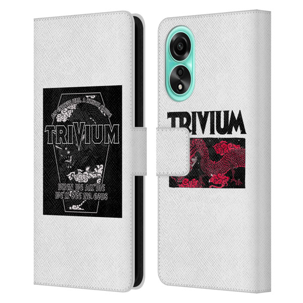 Trivium Graphics Double Dragons Leather Book Wallet Case Cover For OPPO A78 4G