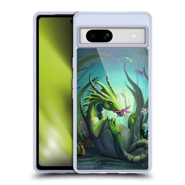 Rose Khan Dragons Baby Green Soft Gel Case for Google Pixel 7a