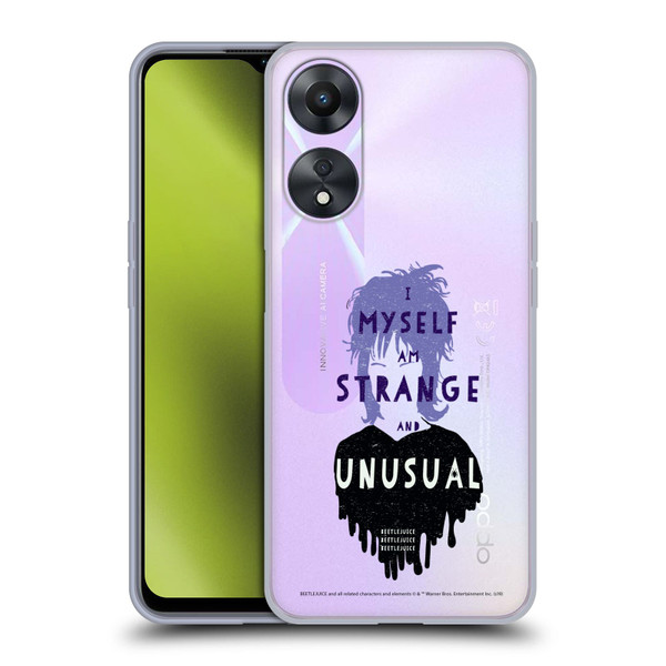 Beetlejuice Graphics Lydia Quote Soft Gel Case for OPPO A78 4G