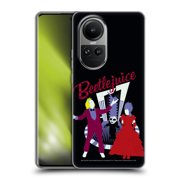 Beetlejuice Graphics Betelgeuse And Lydia Soft Gel Case for OPPO Reno10 5G / Reno10 Pro 5G