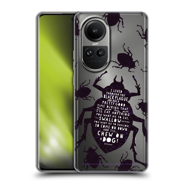 Beetlejuice Graphics Betelgeuse Quote Soft Gel Case for OPPO Reno10 5G / Reno10 Pro 5G