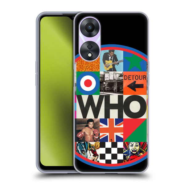 The Who 2019 Album Collage Circle Soft Gel Case for OPPO A78 5G