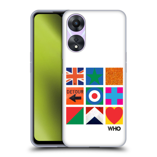The Who 2019 Album Symbols Grid Soft Gel Case for OPPO A78 5G