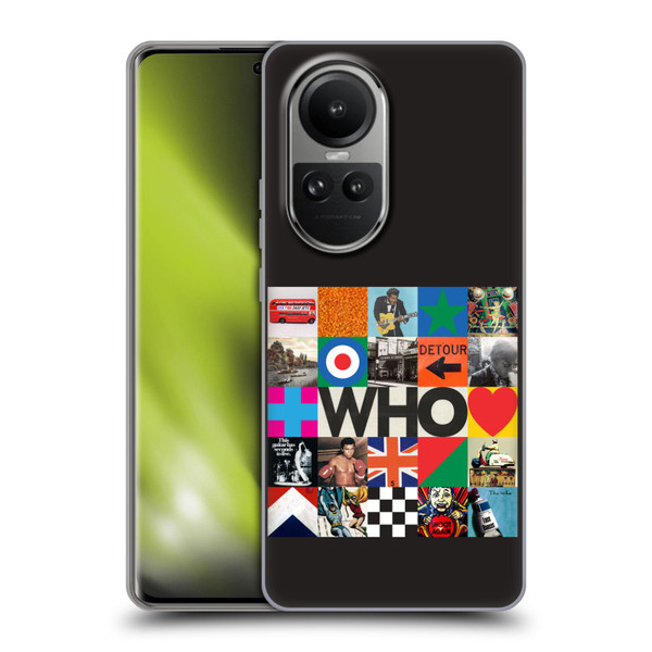 The Who 2019 Album Square Collage Soft Gel Case for OPPO Reno10 5G / Reno10 Pro 5G