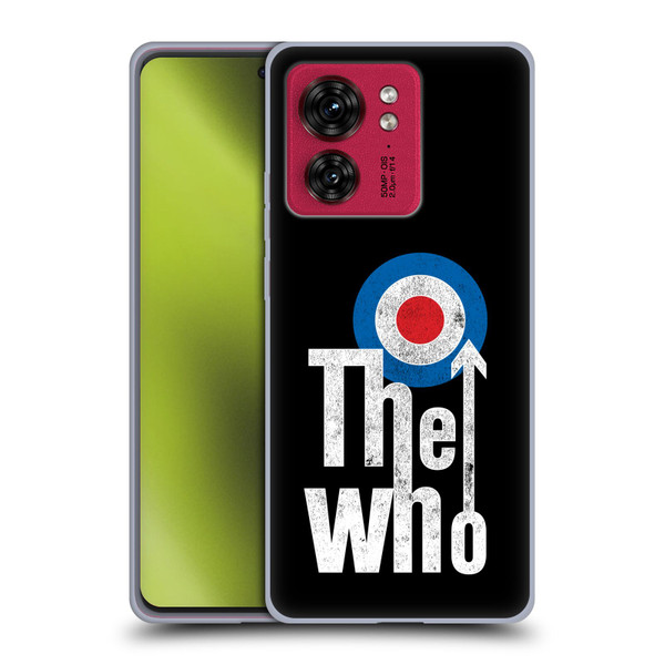 The Who Band Art Classic Target Logo Soft Gel Case for Motorola Moto Edge 40