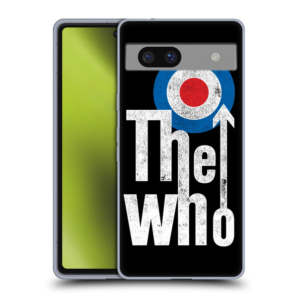 The Who Band Art Classic Target Logo Soft Gel Case for Google Pixel 7a