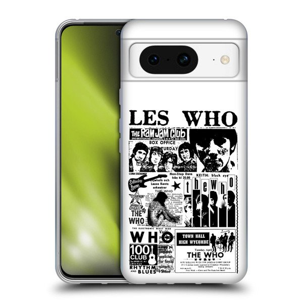 The Who Band Art Les Who Soft Gel Case for Google Pixel 8