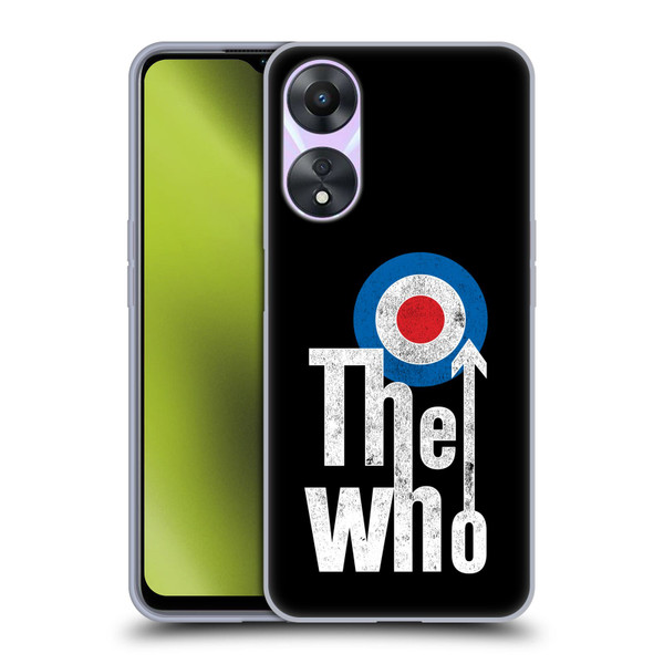 The Who Band Art Classic Target Logo Soft Gel Case for OPPO A78 5G