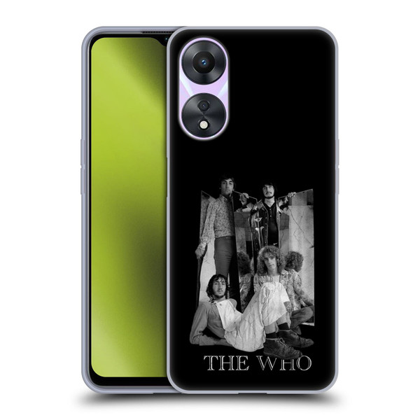 The Who Band Art Mirror Mono Distress Soft Gel Case for OPPO A78 5G