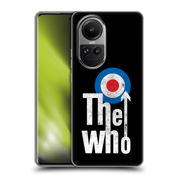 The Who Band Art Classic Target Logo Soft Gel Case for OPPO Reno10 5G / Reno10 Pro 5G