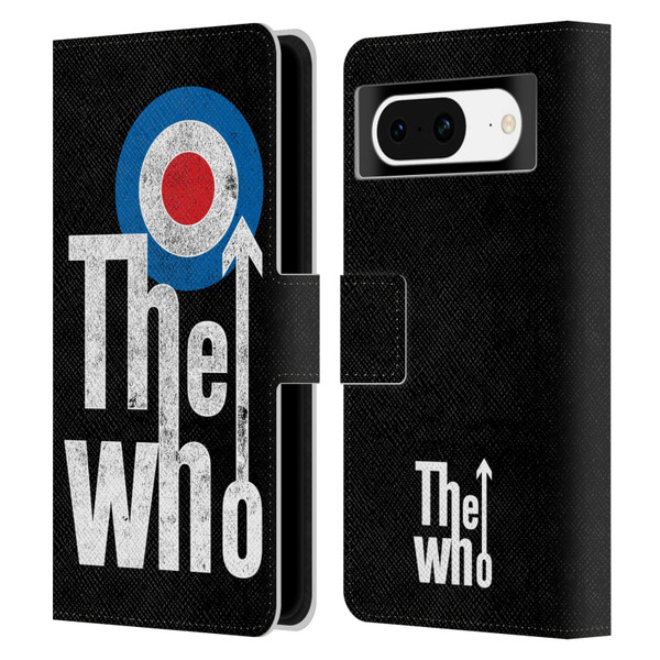 The Who Band Art Classic Target Logo Leather Book Wallet Case Cover For Google Pixel 8