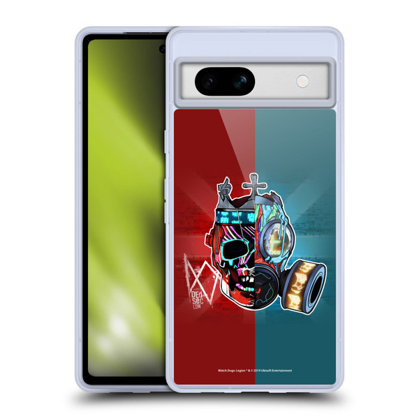 Watch Dogs Legion Street Art Flag Soft Gel Case for Google Pixel 7a