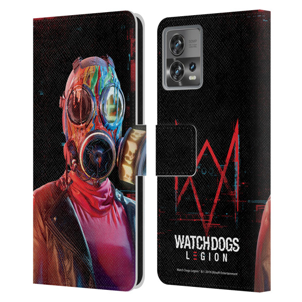 Watch Dogs Legion Key Art Alpha2zero Leather Book Wallet Case Cover For Motorola Moto Edge 30 Fusion