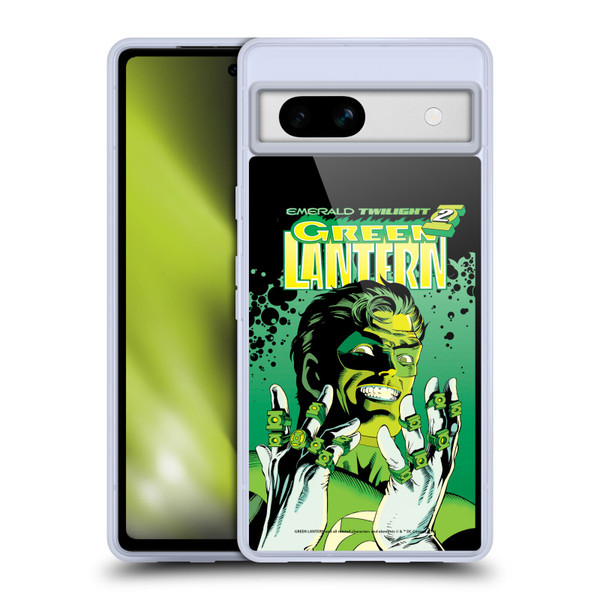 Green Lantern DC Comics Comic Book Covers Emerald Twilight Soft Gel Case for Google Pixel 7a