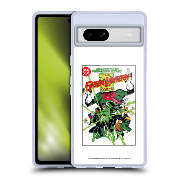 Green Lantern DC Comics Comic Book Covers Group 2 Soft Gel Case for Google Pixel 7a