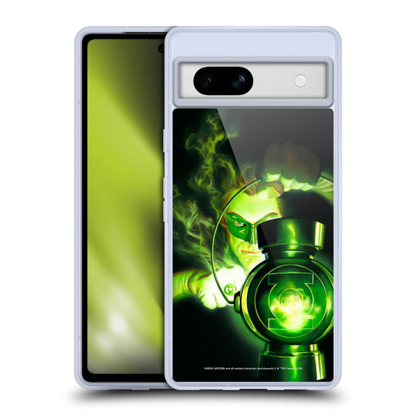 Green Lantern DC Comics Comic Book Covers Portrait Soft Gel Case for Google Pixel 7a
