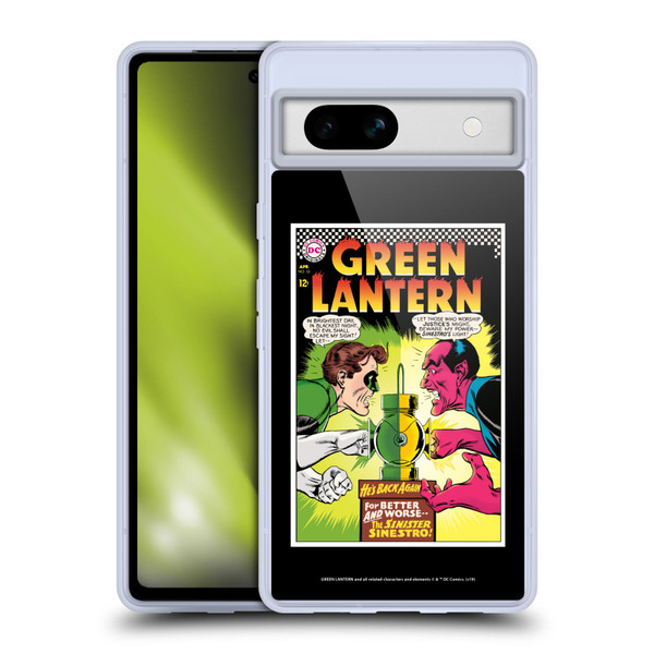 Green Lantern DC Comics Comic Book Covers Sinestro Soft Gel Case for Google Pixel 7a