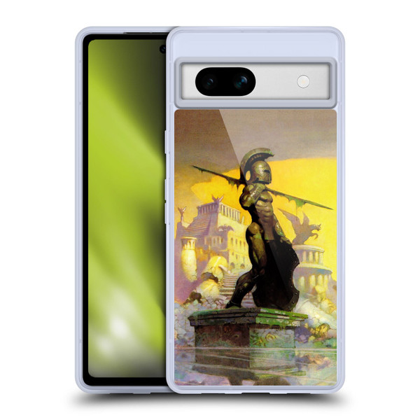 Frank Frazetta Fantasy Atlantis Soft Gel Case for Google Pixel 7a