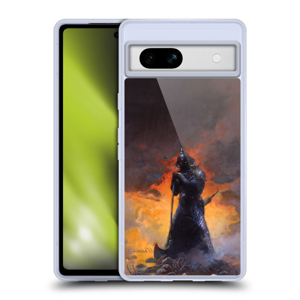 Frank Frazetta Medieval Fantasy Death Dealer 3 Soft Gel Case for Google Pixel 7a