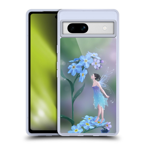 Rachel Anderson Pixies Forget Me Not Soft Gel Case for Google Pixel 7a