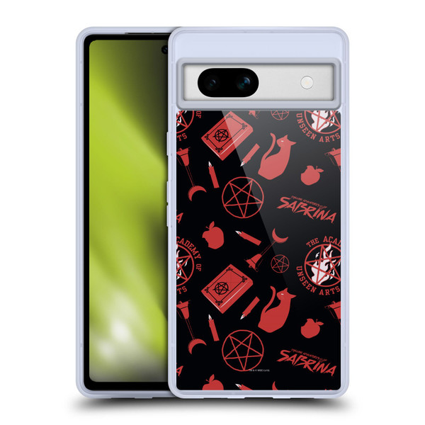 Chilling Adventures of Sabrina Graphics Black Magic Soft Gel Case for Google Pixel 7a