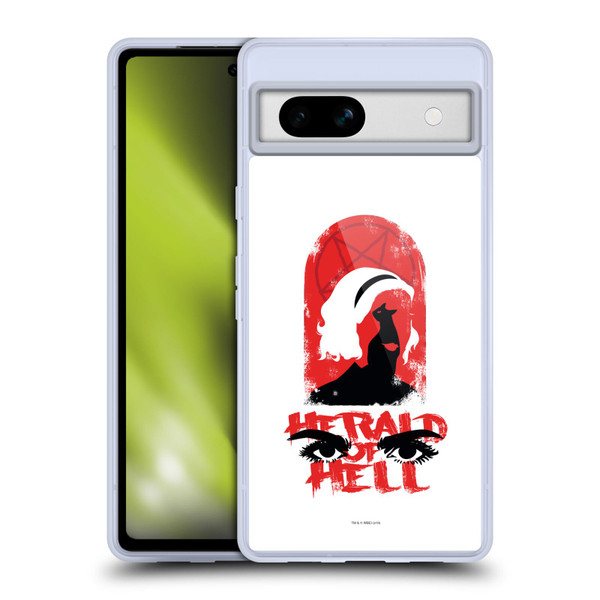 Chilling Adventures of Sabrina Graphics Herald Of Hell Soft Gel Case for Google Pixel 7a