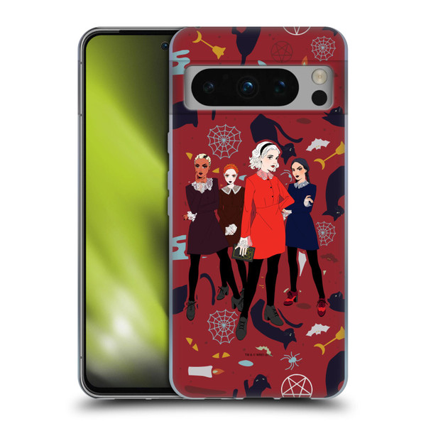 Chilling Adventures of Sabrina Graphics Witch Posey Soft Gel Case for Google Pixel 8 Pro