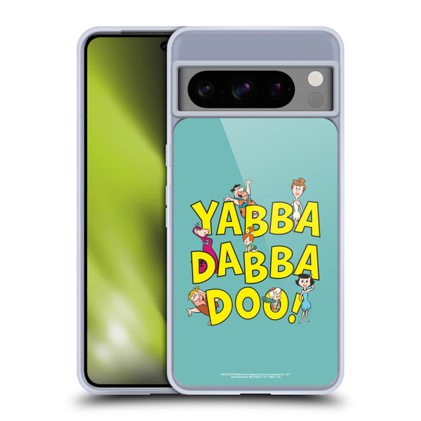 The Flintstones Graphics Yabba-Dabba-Doo Soft Gel Case for Google Pixel 8 Pro