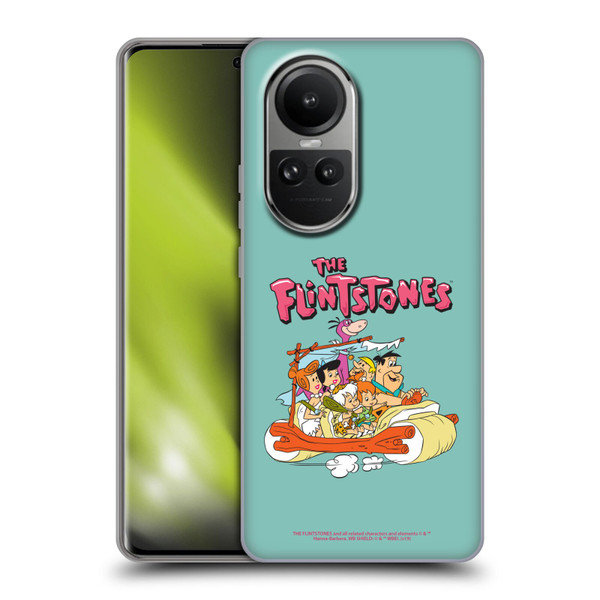 The Flintstones Graphics Family Soft Gel Case for OPPO Reno10 5G / Reno10 Pro 5G