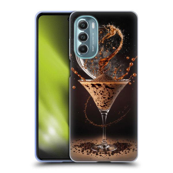 Spacescapes Cocktails Contemporary, Espresso Martini Soft Gel Case for Motorola Moto G Stylus 5G (2022)