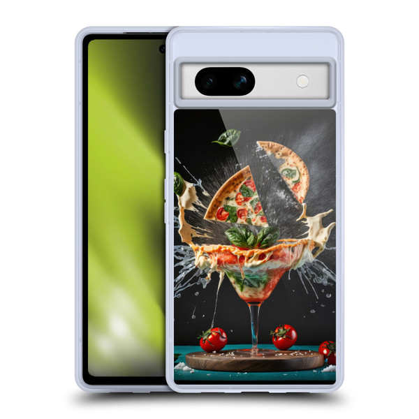 Spacescapes Cocktails Margarita Martini Blast Soft Gel Case for Google Pixel 7a