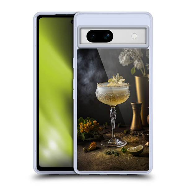 Spacescapes Cocktails Summertime, Margarita Soft Gel Case for Google Pixel 7a