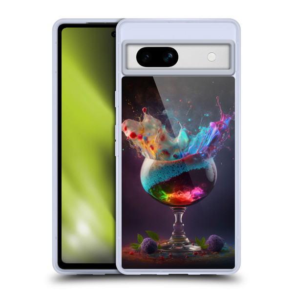 Spacescapes Cocktails Universal Magic Soft Gel Case for Google Pixel 7a