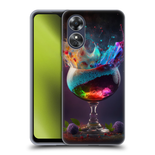 Spacescapes Cocktails Universal Magic Soft Gel Case for OPPO A17